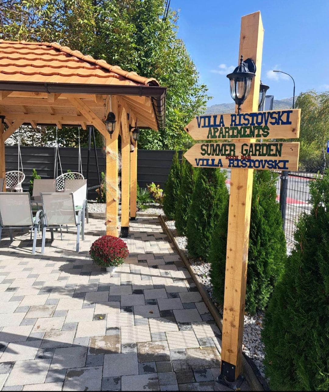 Villa Ristovski Ohrid Eksteriør billede